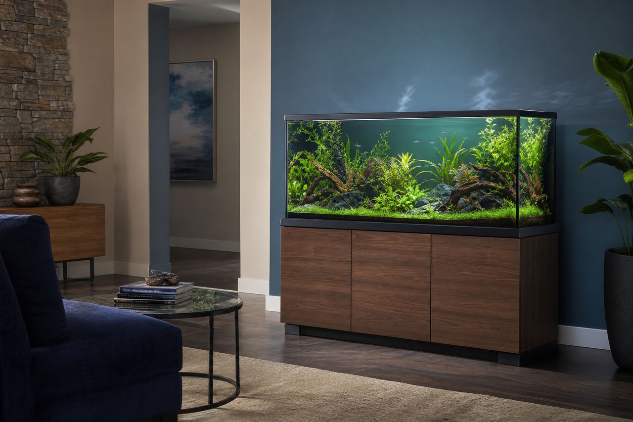 Die richtige Aquariengröße und den richtigen Standort wählen