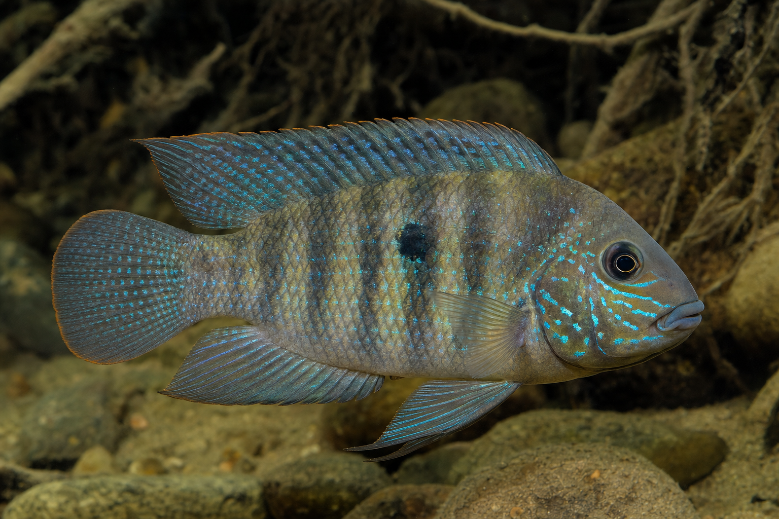 Blue acara