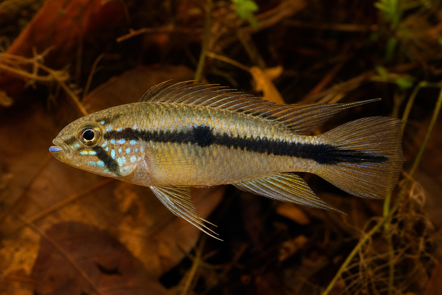 Agassiz's dwarf cichlid