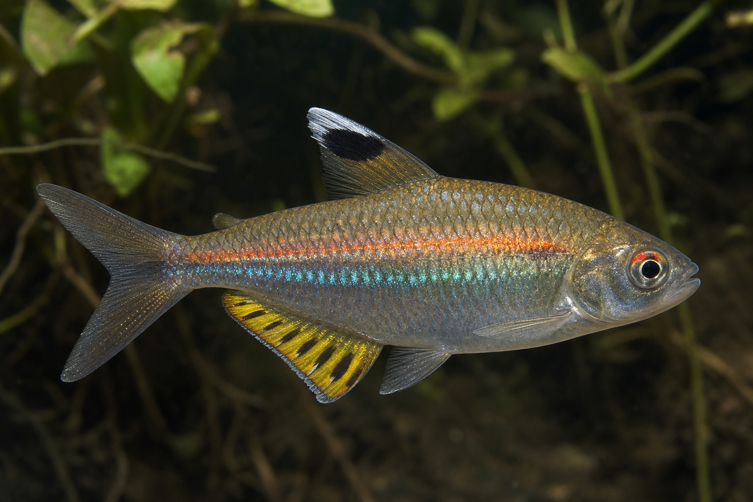 African red-eyed tetra