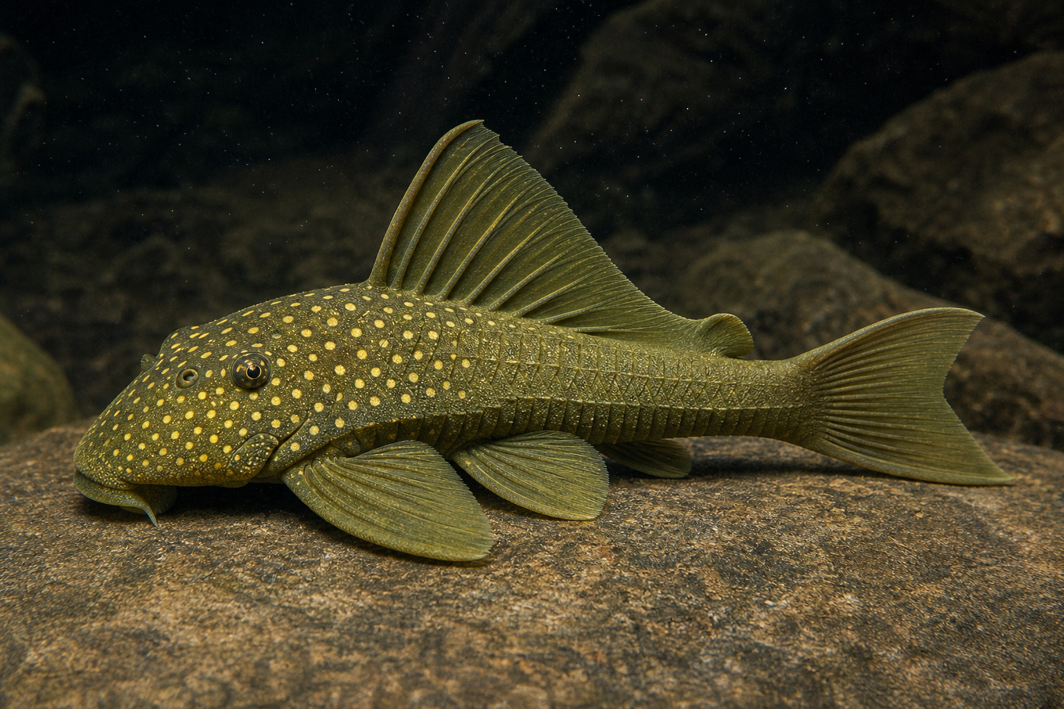 Grüner Phantom-Harnischwels (L200) (Baryancistrus demantoides)