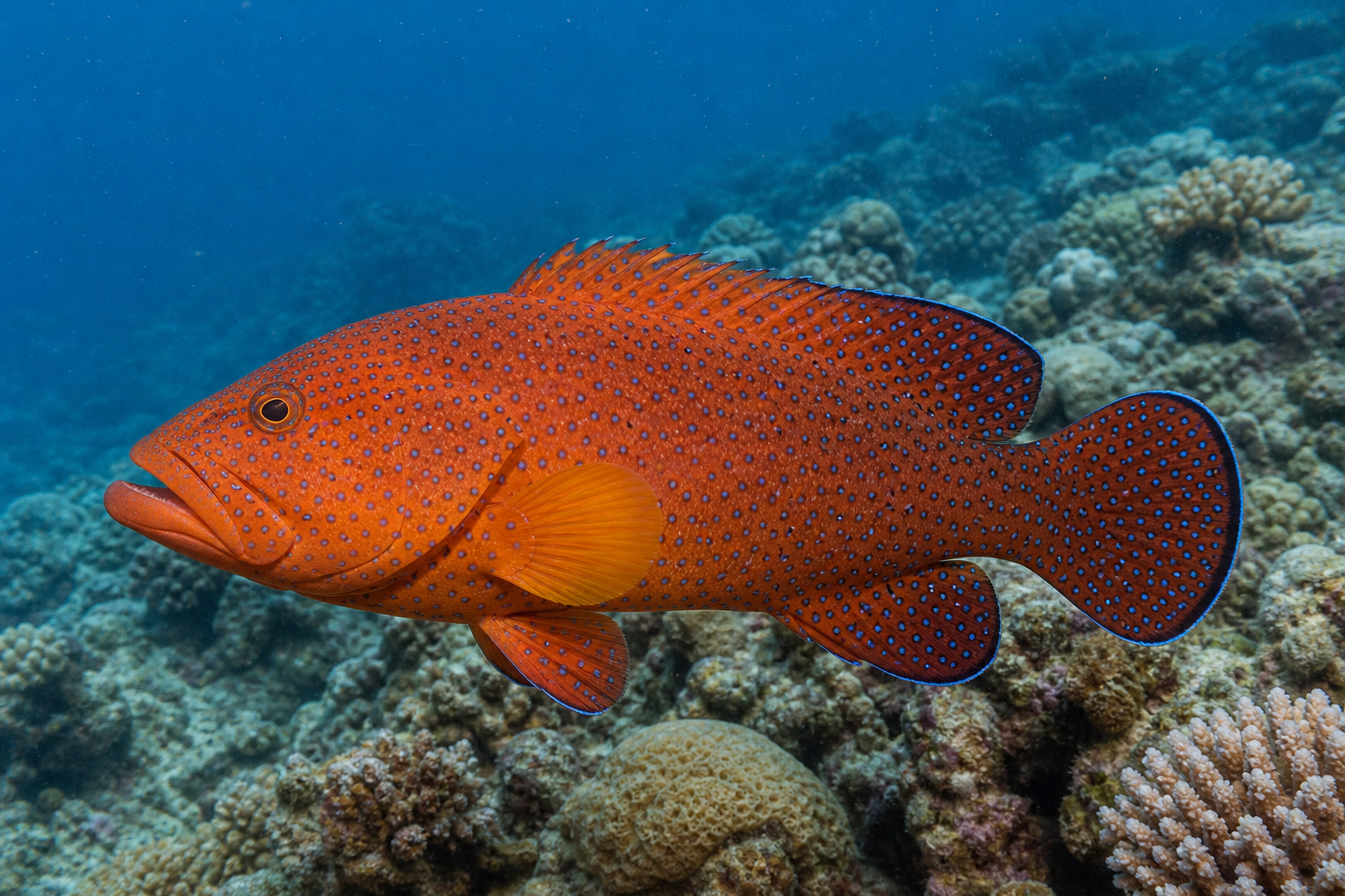 Garoupa-coral (Cephalopholis miniata)