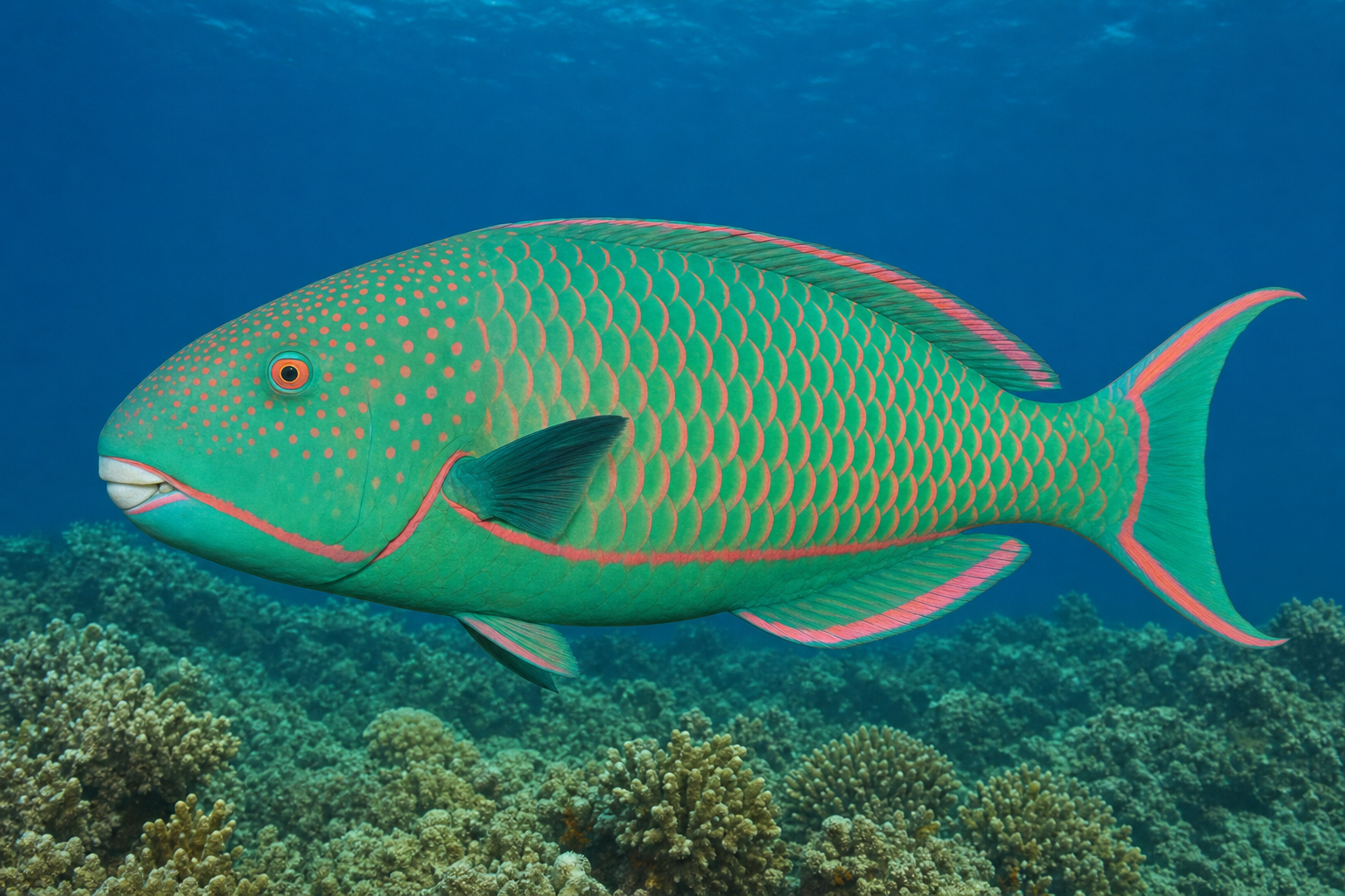Bicolour parrotfish