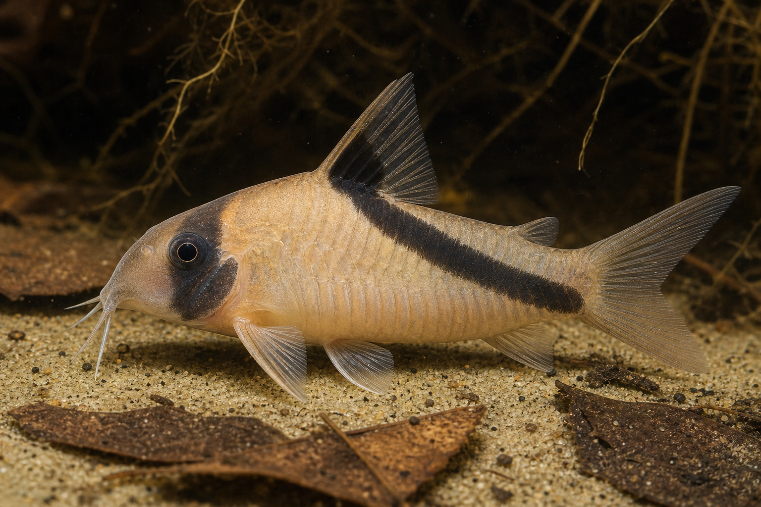 Corydoras melini (faux bandit) (Corydoras melini)
