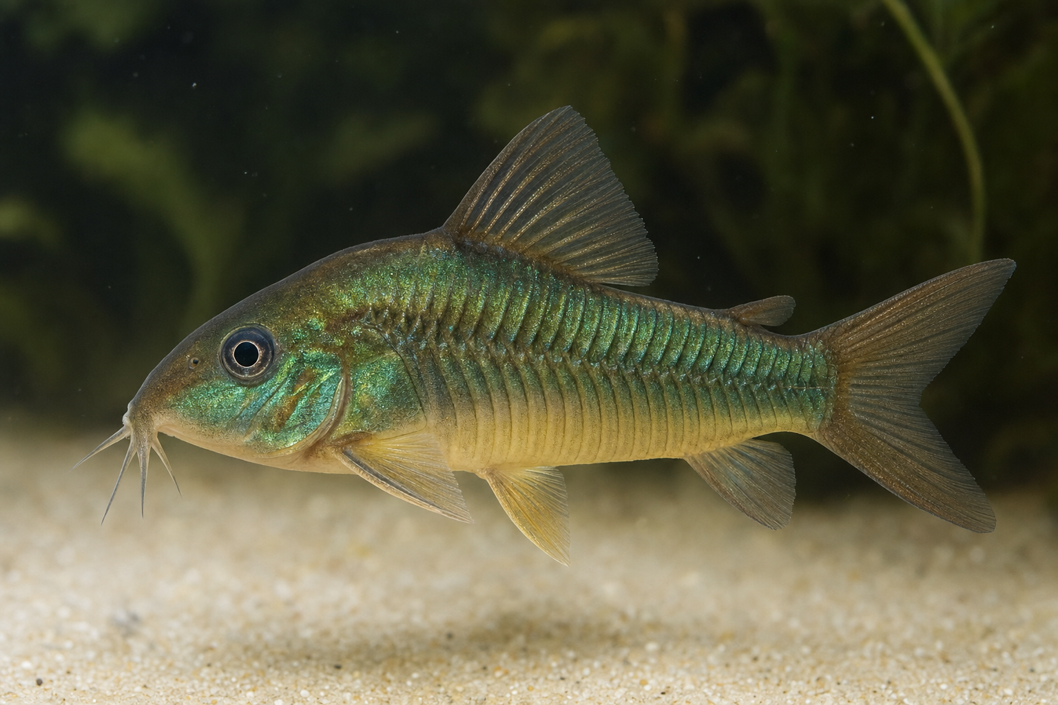 Corydora-verde-esmeralda (Corydoras splendens)