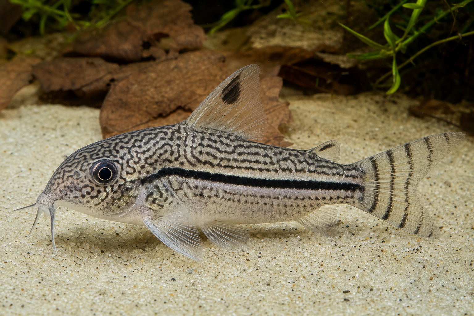 Kirysek trójpręgi (fałszywy julii) (Corydoras trilineatus)