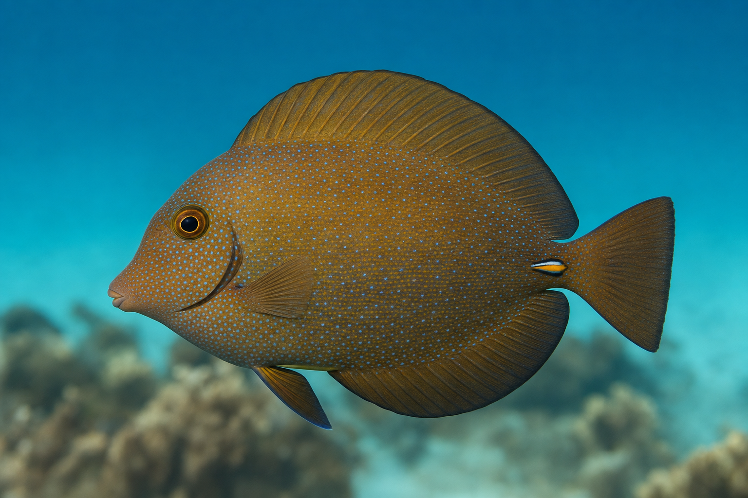 Pesce chirurgo indiano (bristletooth) (Ctenochaetus truncatus)