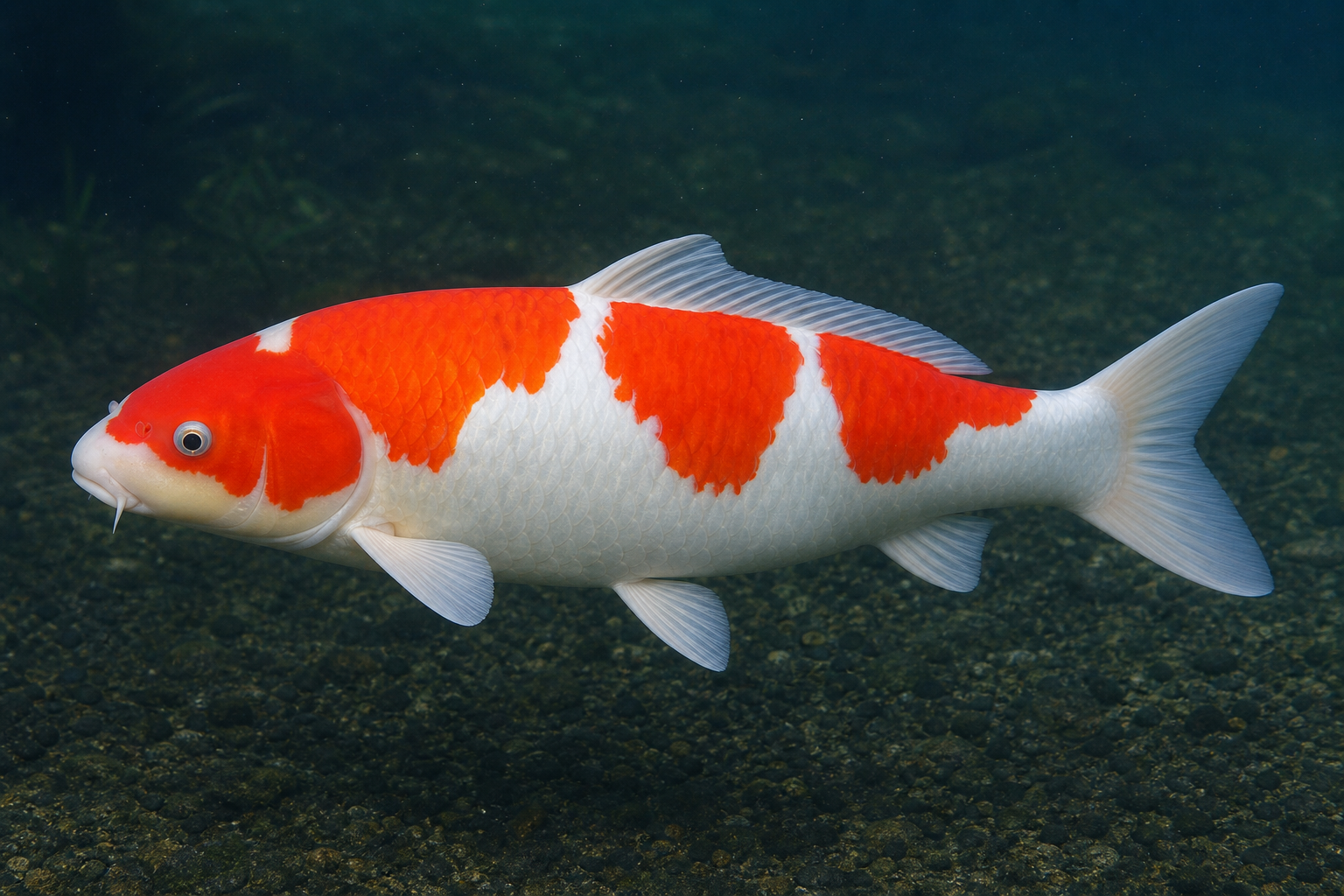 Koi-Karpfen (Cyprinus carpio)