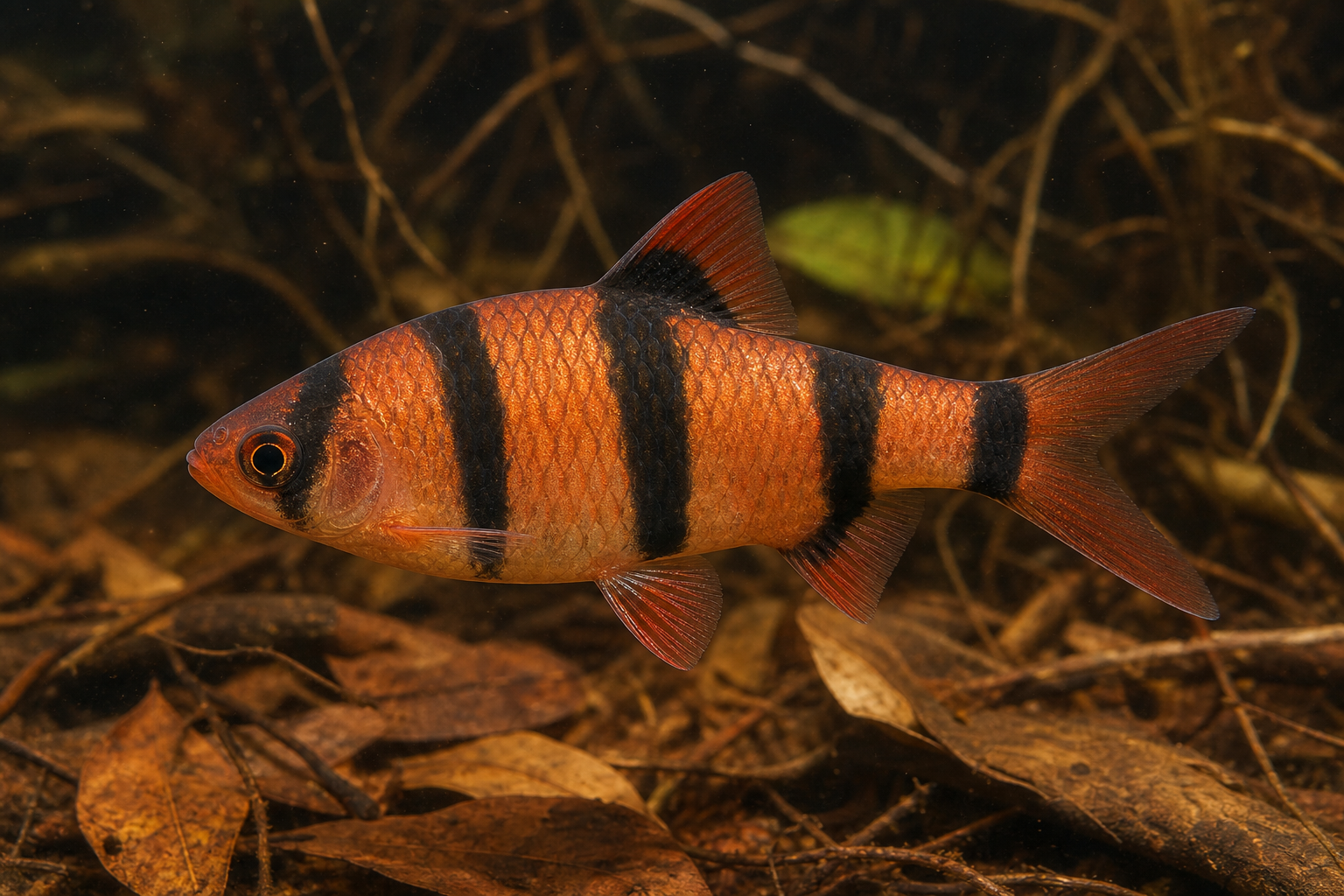 Fünfgürtelbarbe (Desmopuntius pentazona)