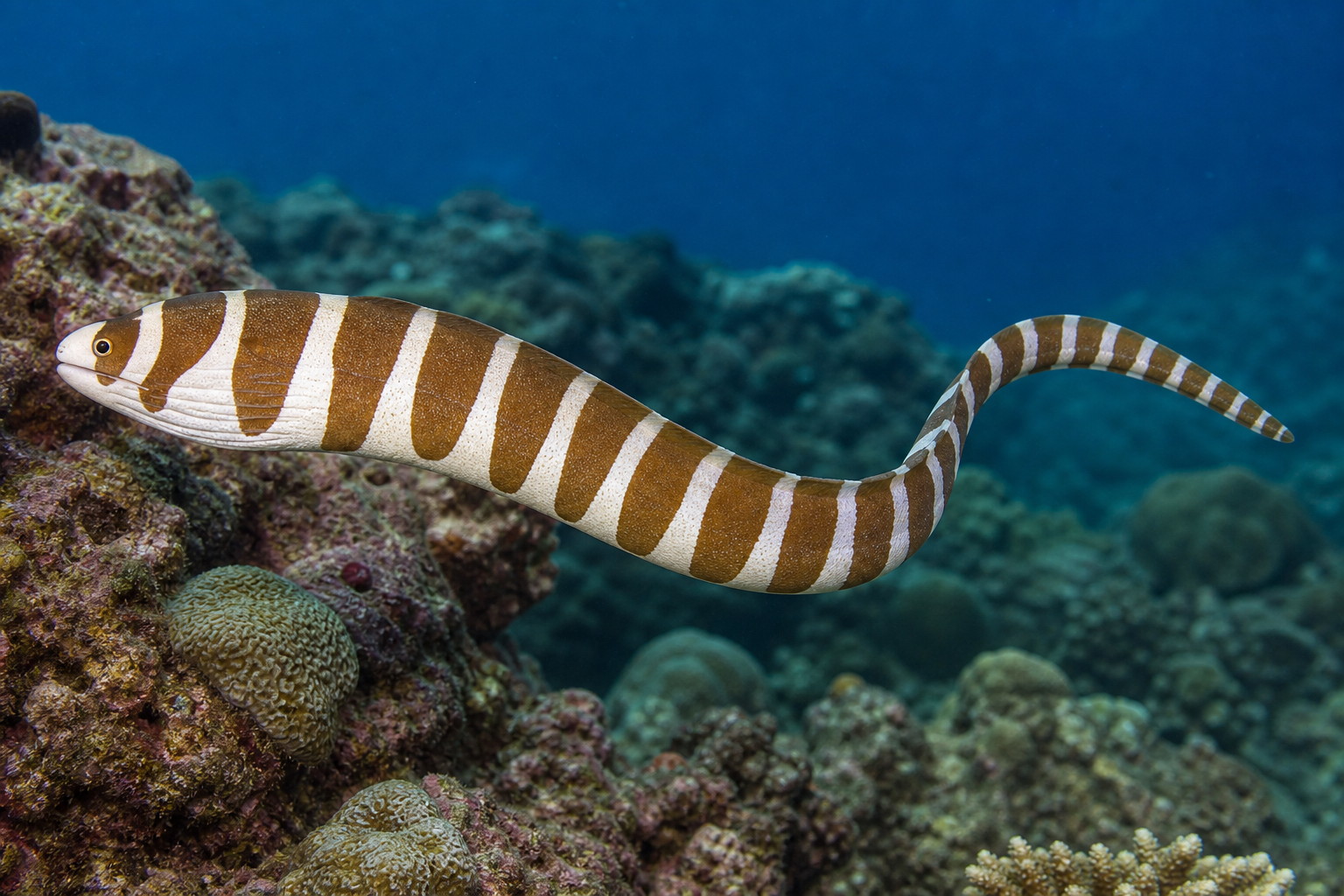 Barred moray
