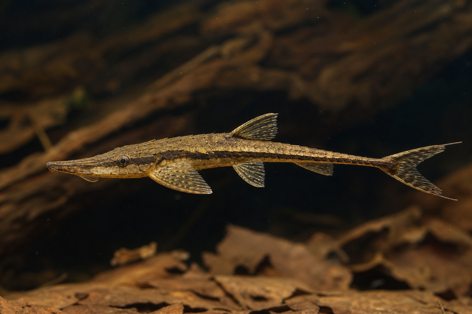 Zbrojnik gałązkowy (Farlowella acus)