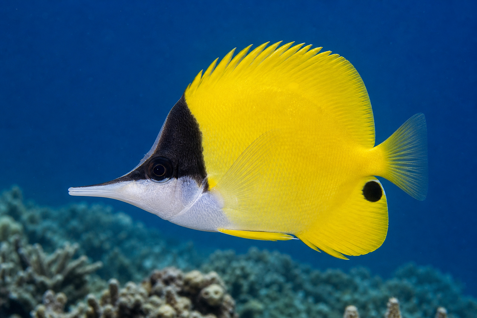 Langsnuitvlindervis (Forcipiger flavissimus)