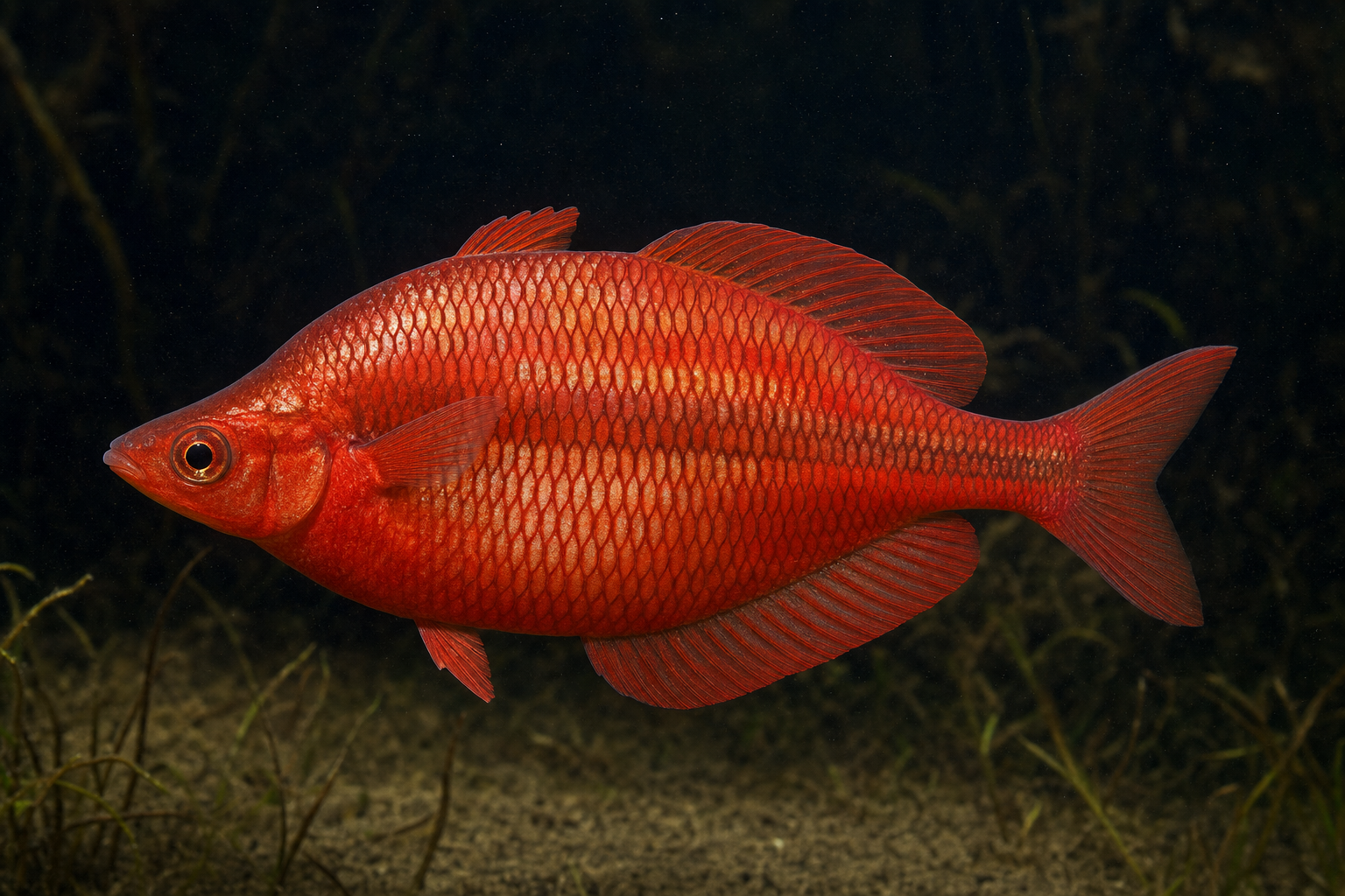 Red rainbowfish (Glossolepis incisa)