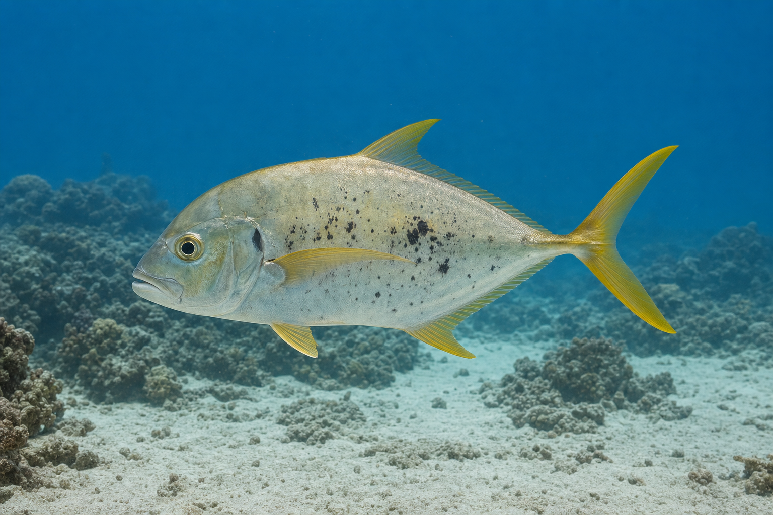 Karaksa złota (Gnathanodon speciosus)
