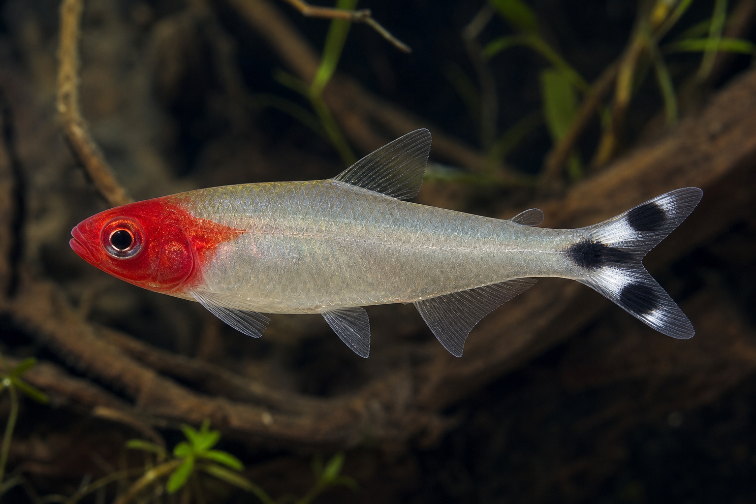 Tetra-nariz-de-bêbado-brilhante (Hemigrammus bleheri)