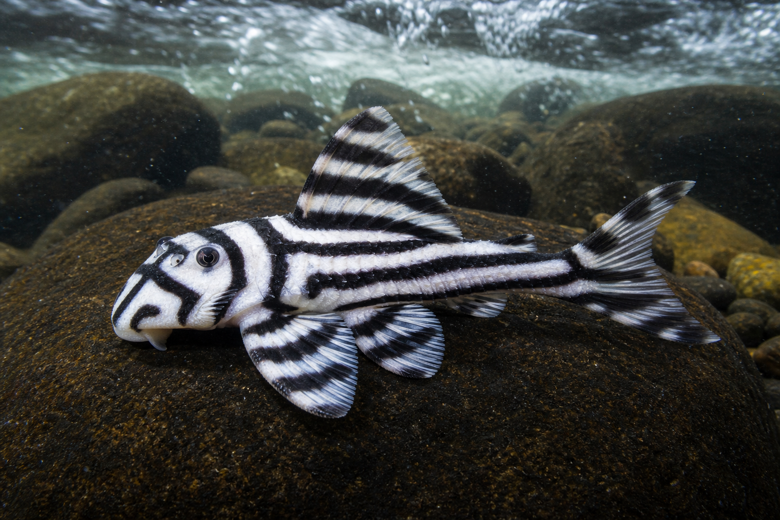 Pleco zebra (L46) (Hypancistrus zebra)