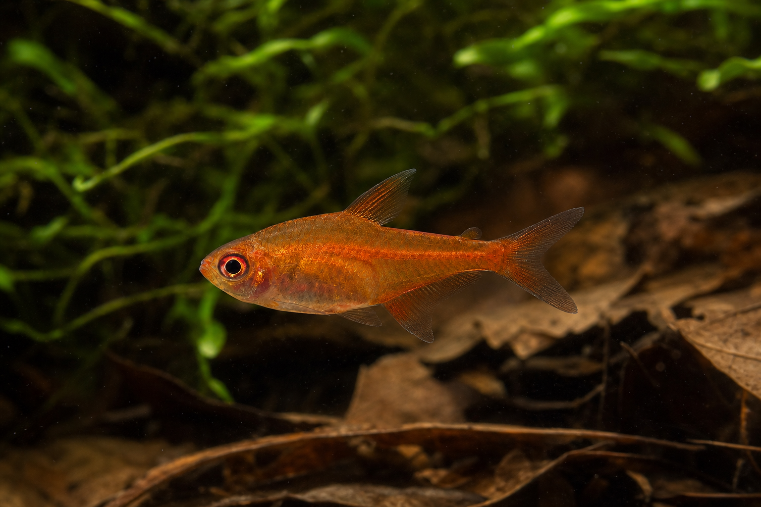 Funkensalmler (Hyphessobrycon amandae)