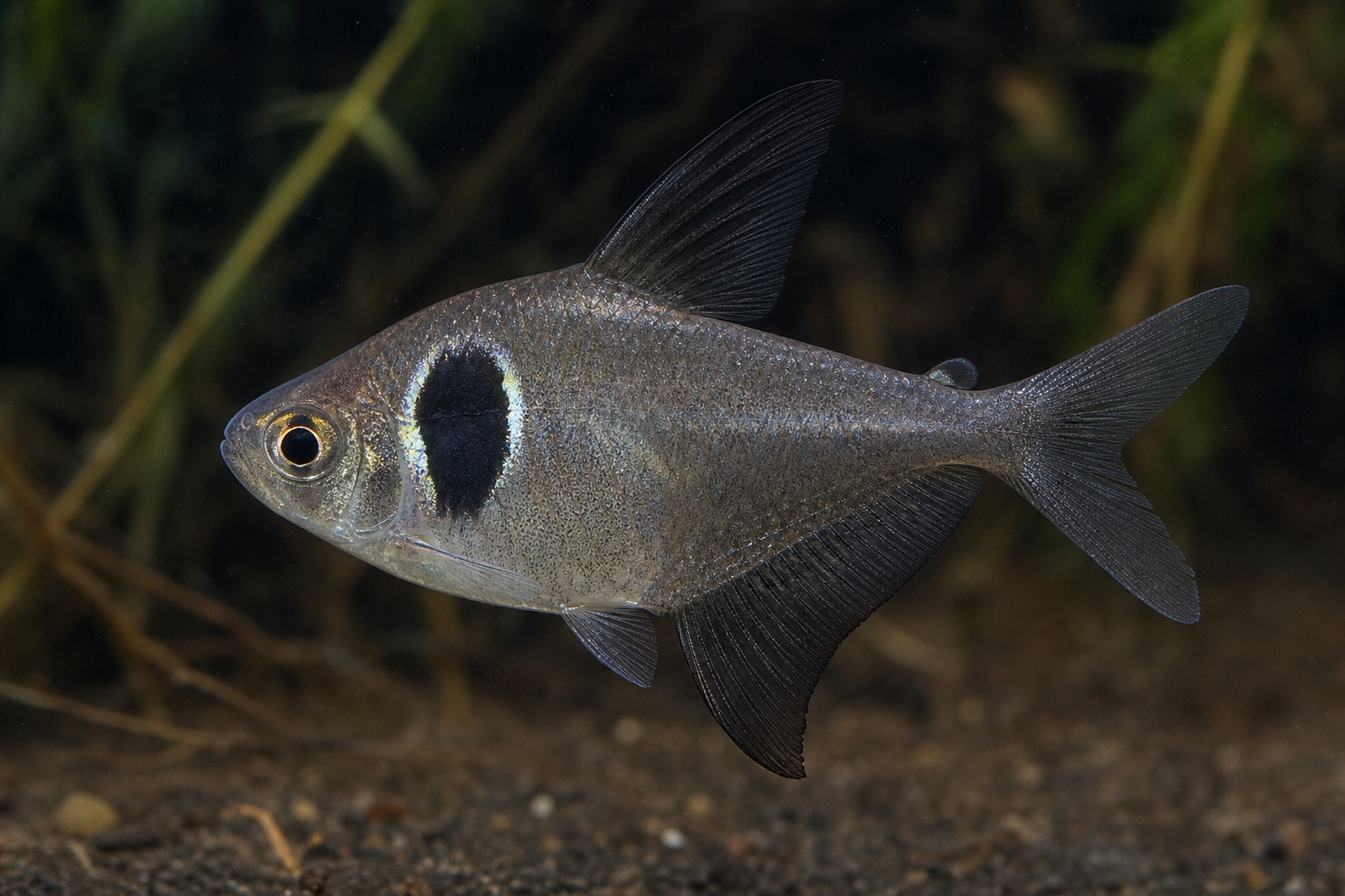 Bystrzyk czarny fantom (Hyphessobrycon megalopterus)