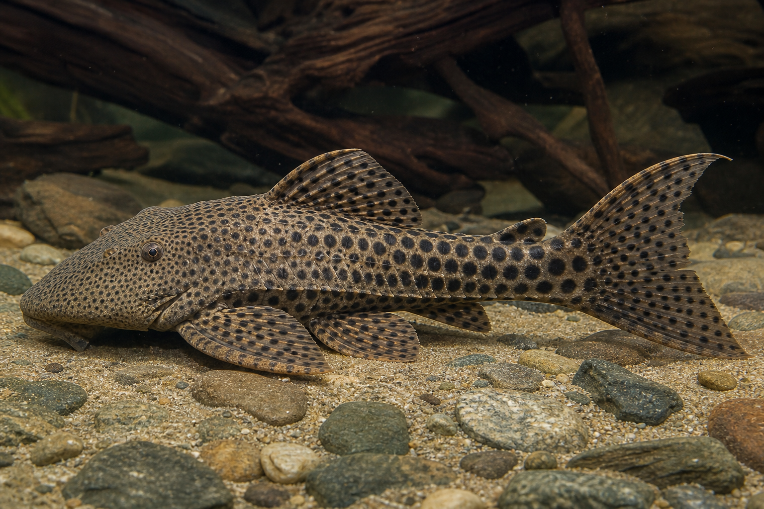 Gemeiner Harnischwels (Hypostomus plecostomus)