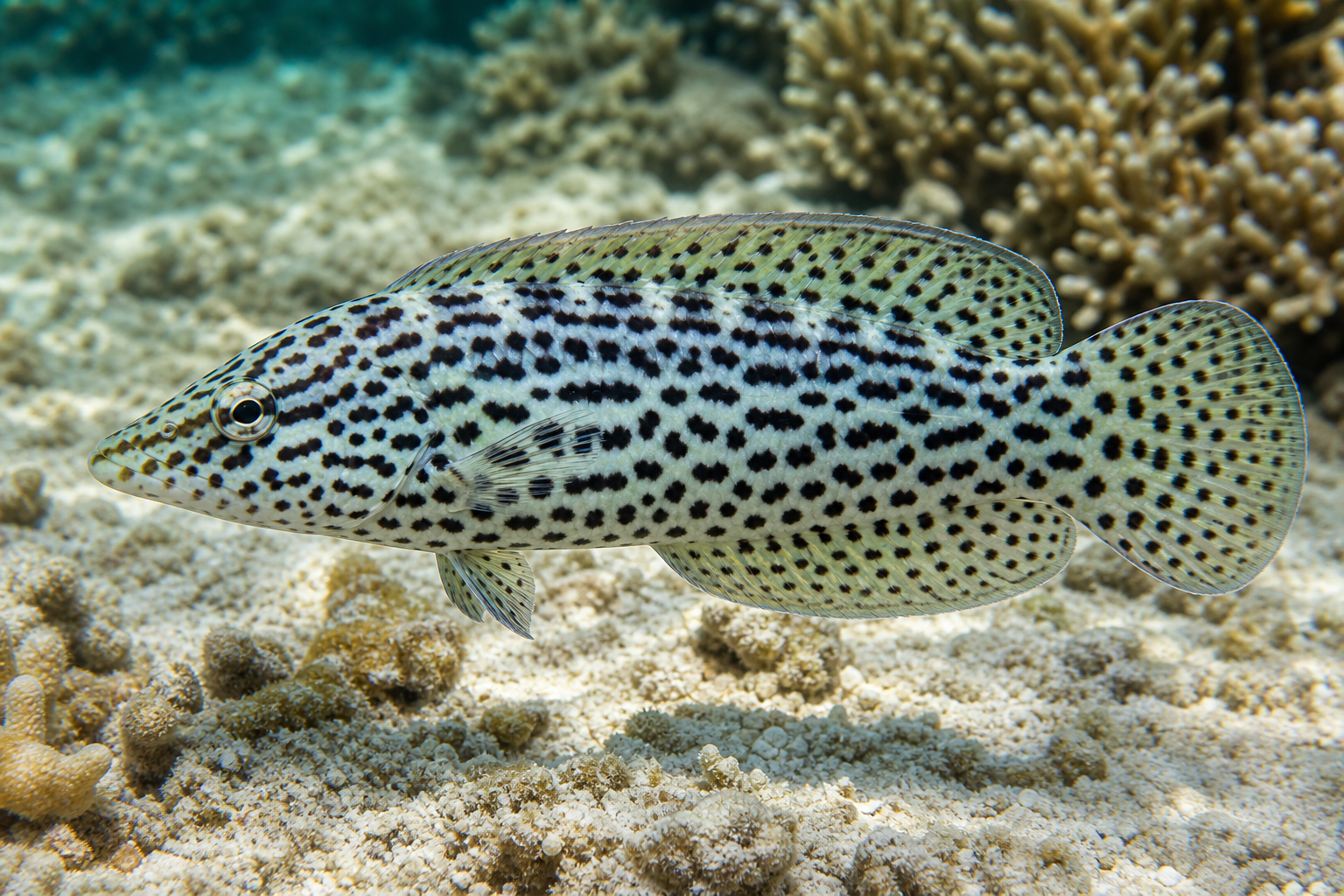 Wargatek lamparci (Macropharyngodon meleagris)