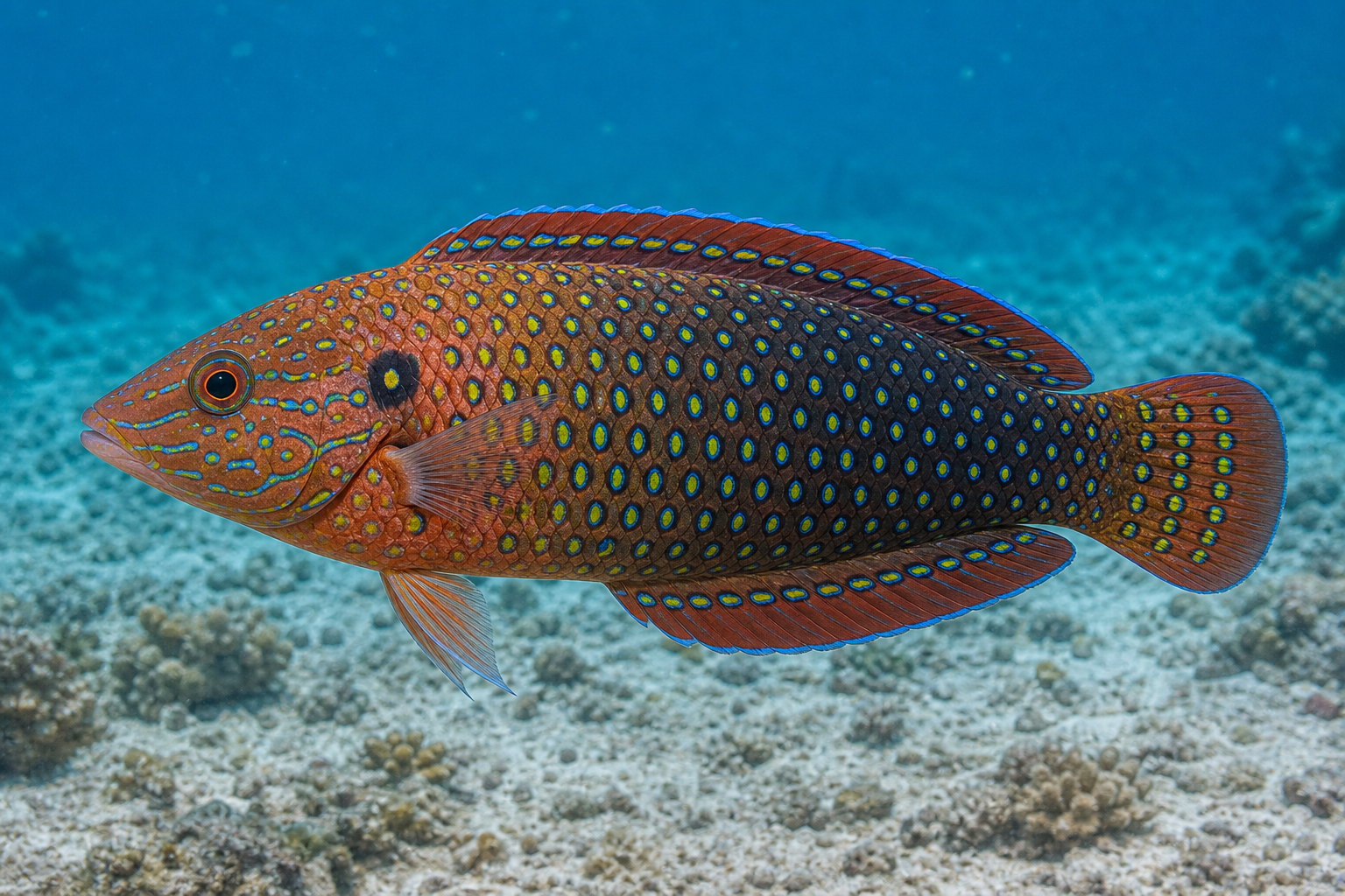 Macropharyngodon orné (Macropharyngodon ornatus)