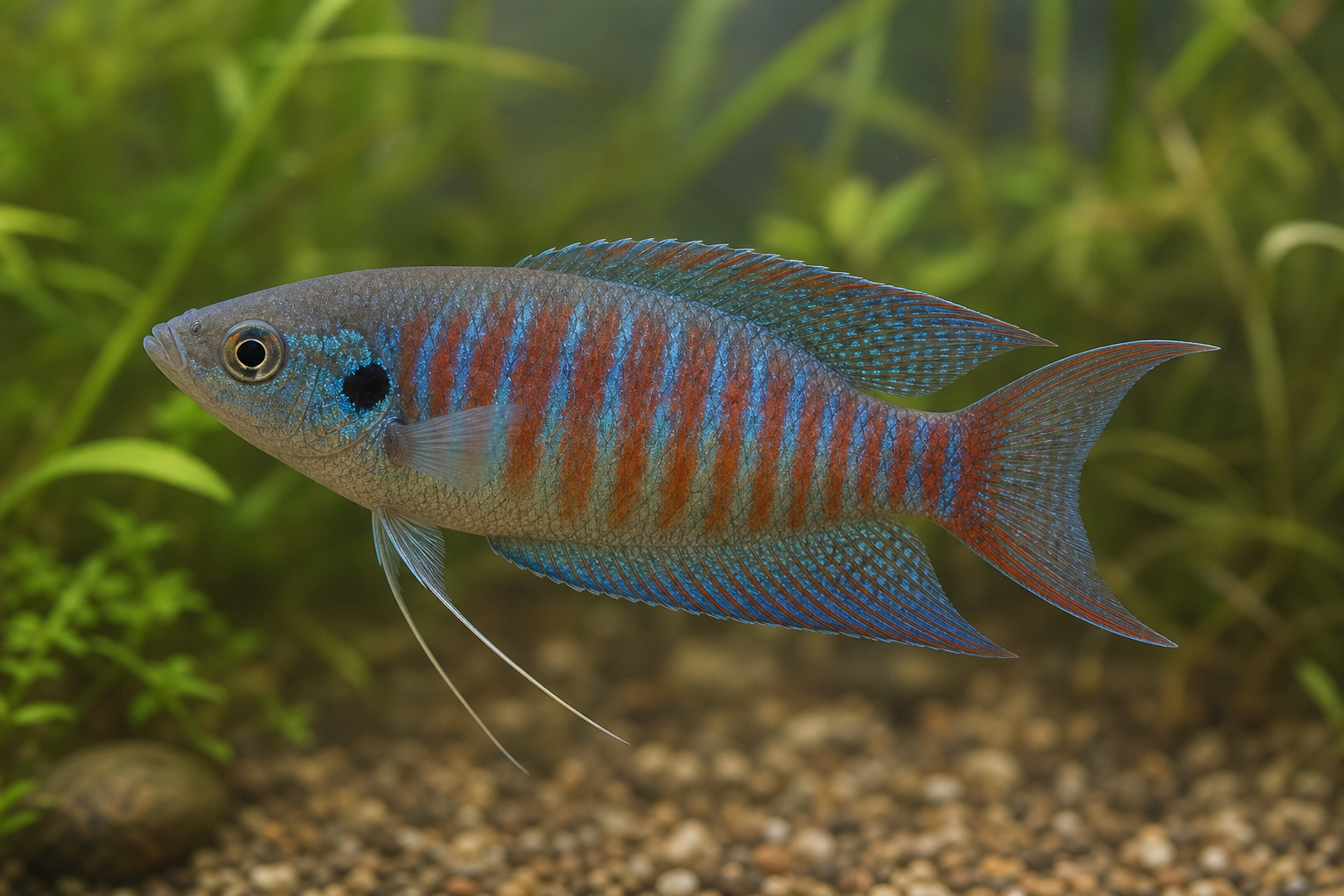Paradise fish (Macropodus opercularis)