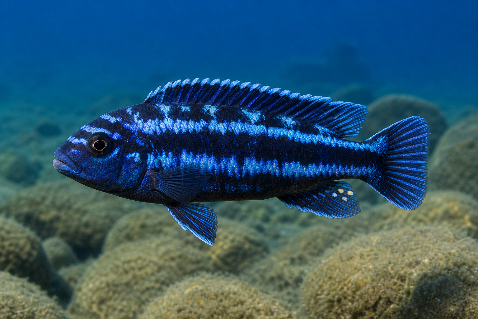 Johanni cichlid (bluegray mbuna)