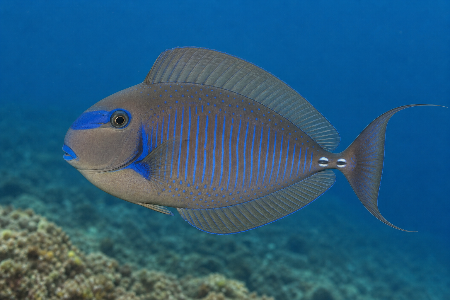 Vlaming's unicornfish (Naso vlamingii)