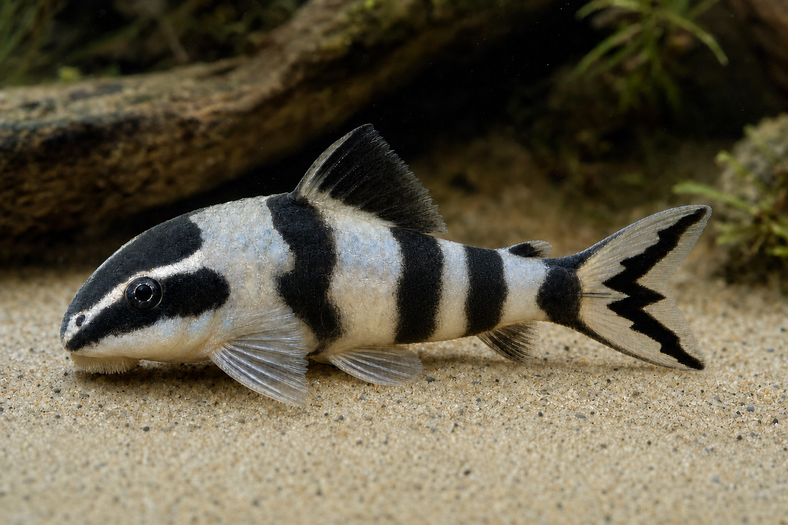 Zebra-otocinclusmeerval (Otocinclus cocama)