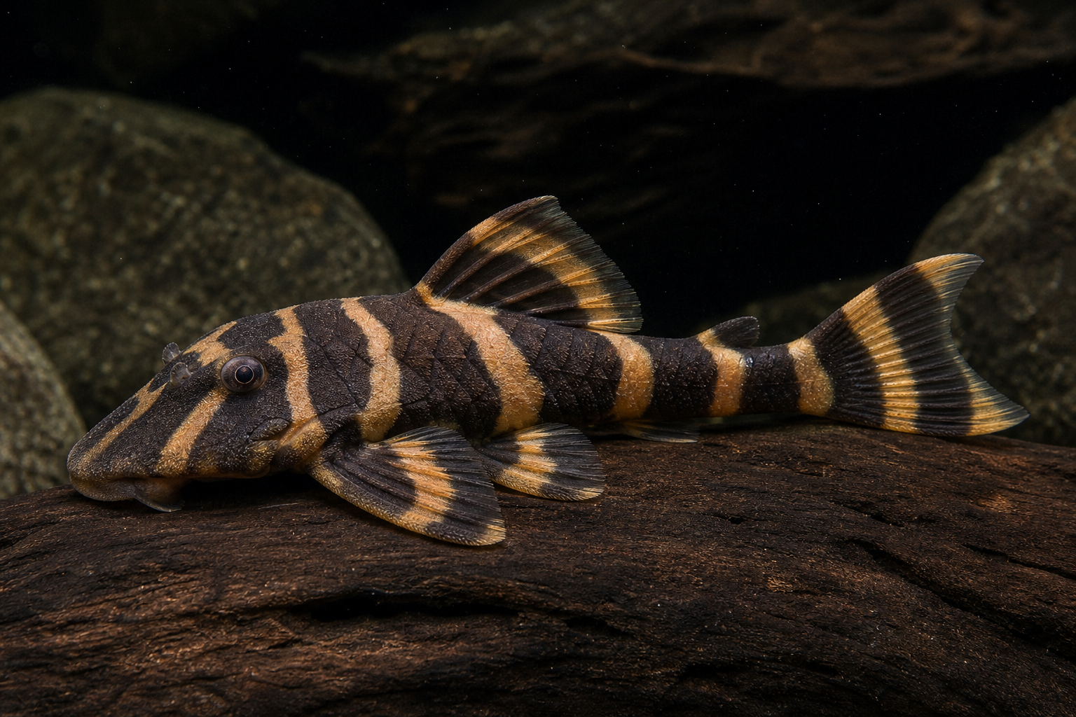 Clown Pleco (Panaqolus maccus)