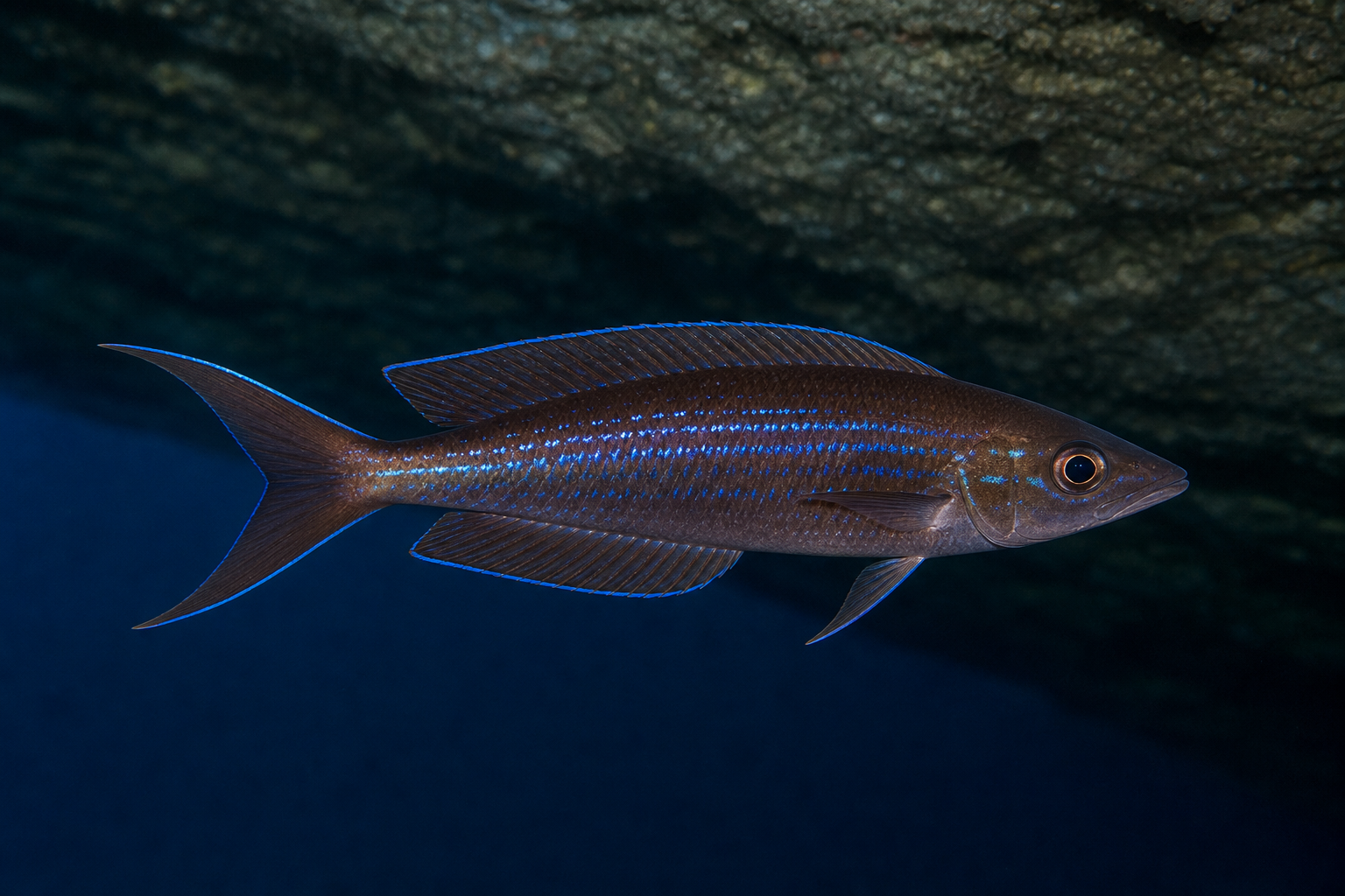 Blauer Neon-Cichlide