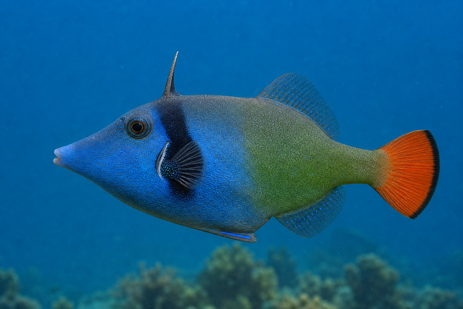 Blackbar filefish