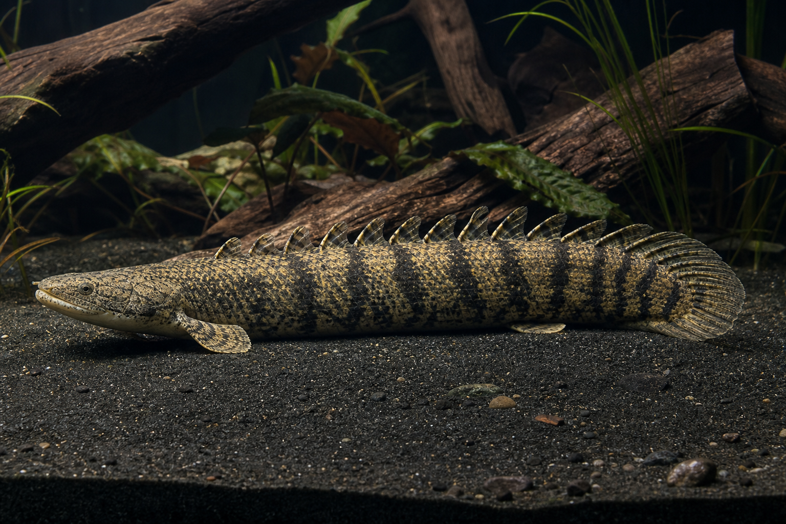 Guinean bichir (Polypterus ansorgii)