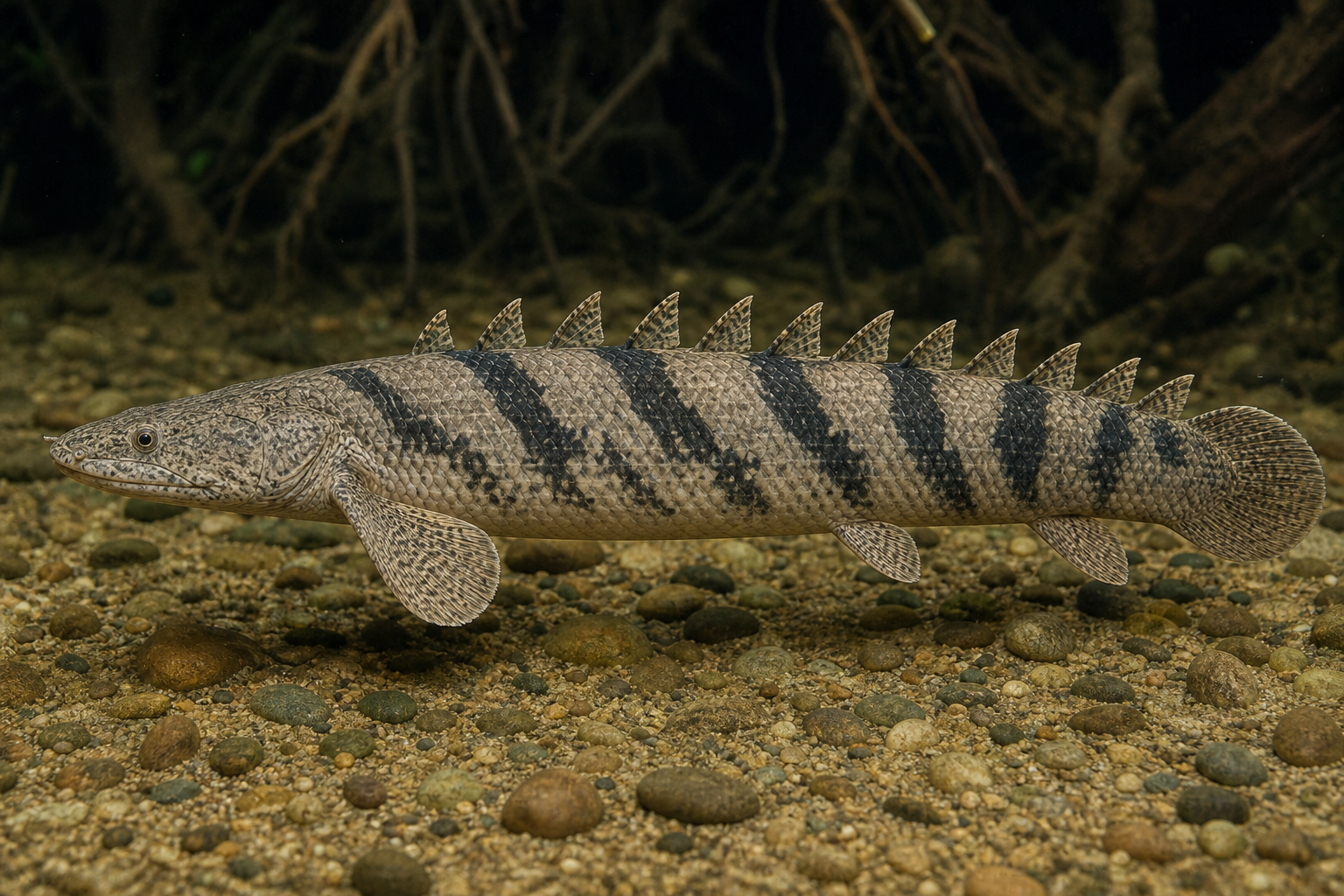 Barred bichir