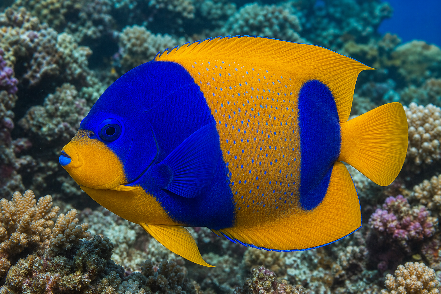 Blue-girdled angelfish