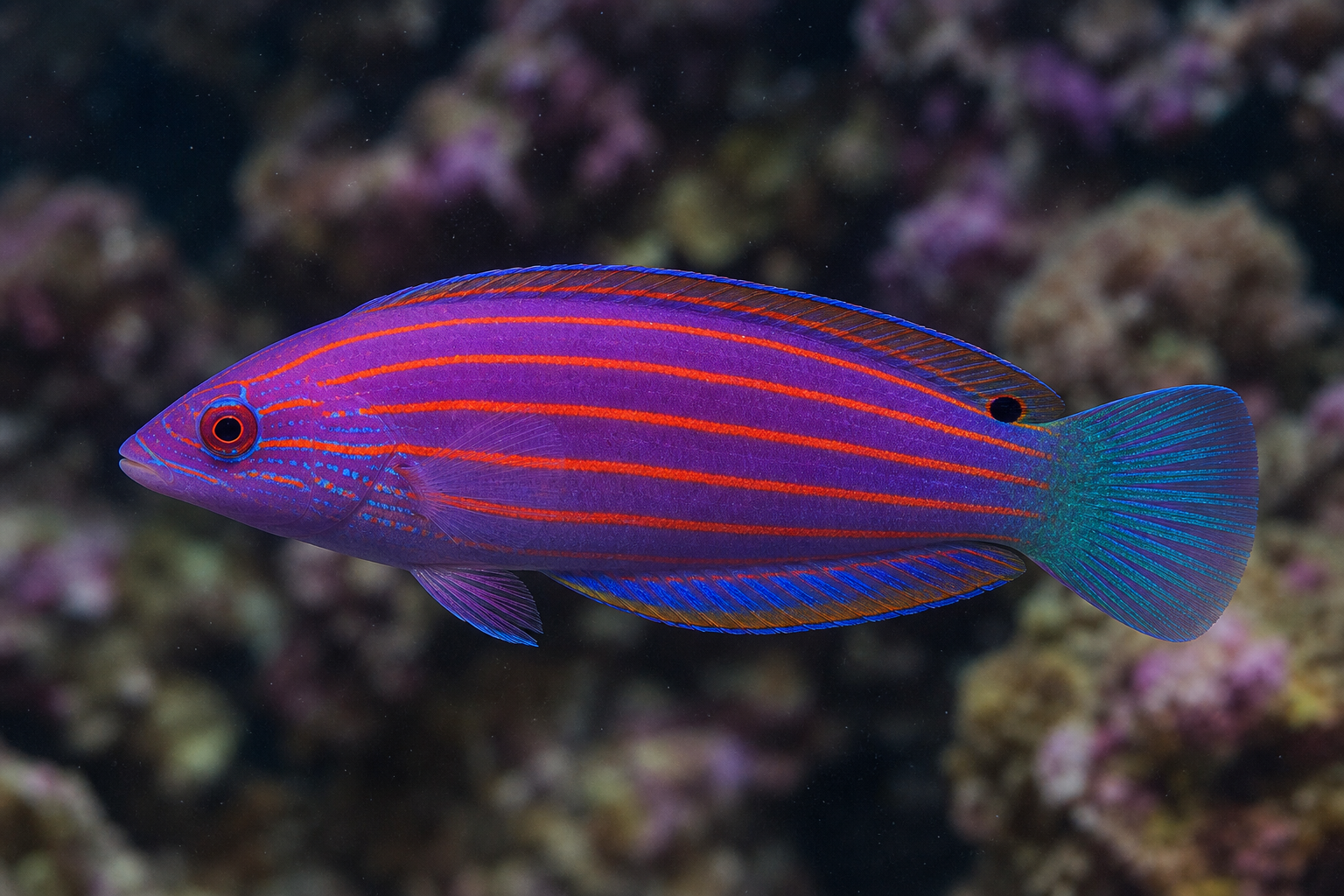 Bodião-de-seis-linhas (Pseudocheilinus hexataenia)