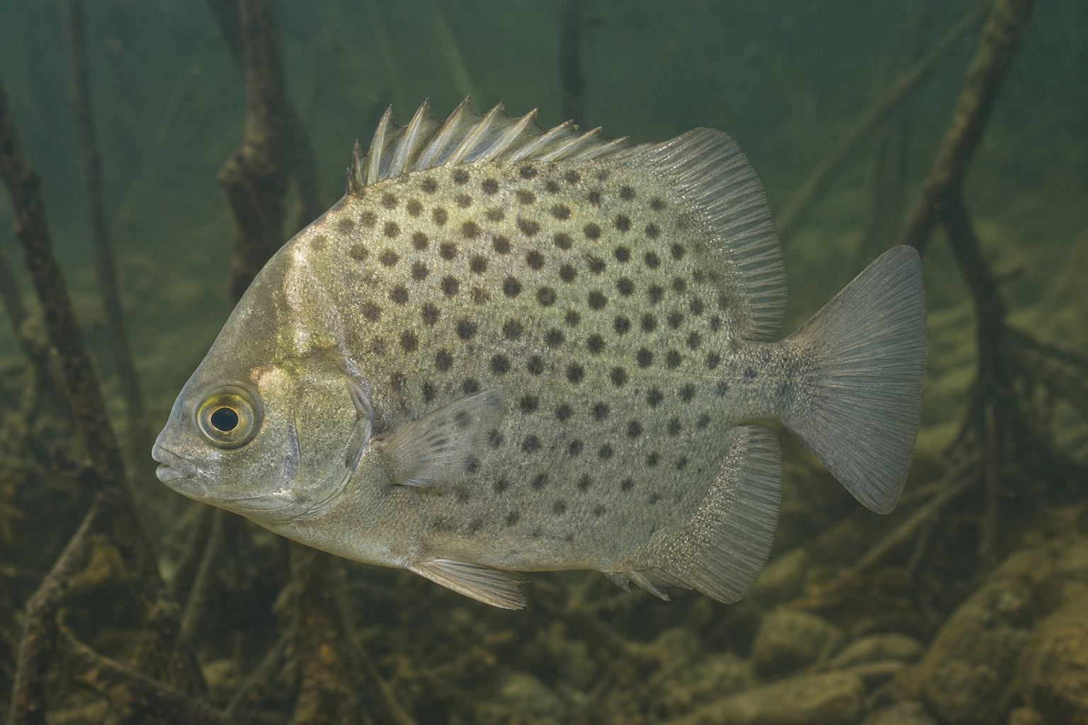 Argus-pintado (Scatophagus argus)