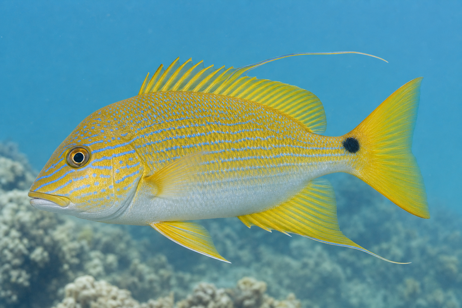 Lutjan majestueux (Symphorichthys spilurus)