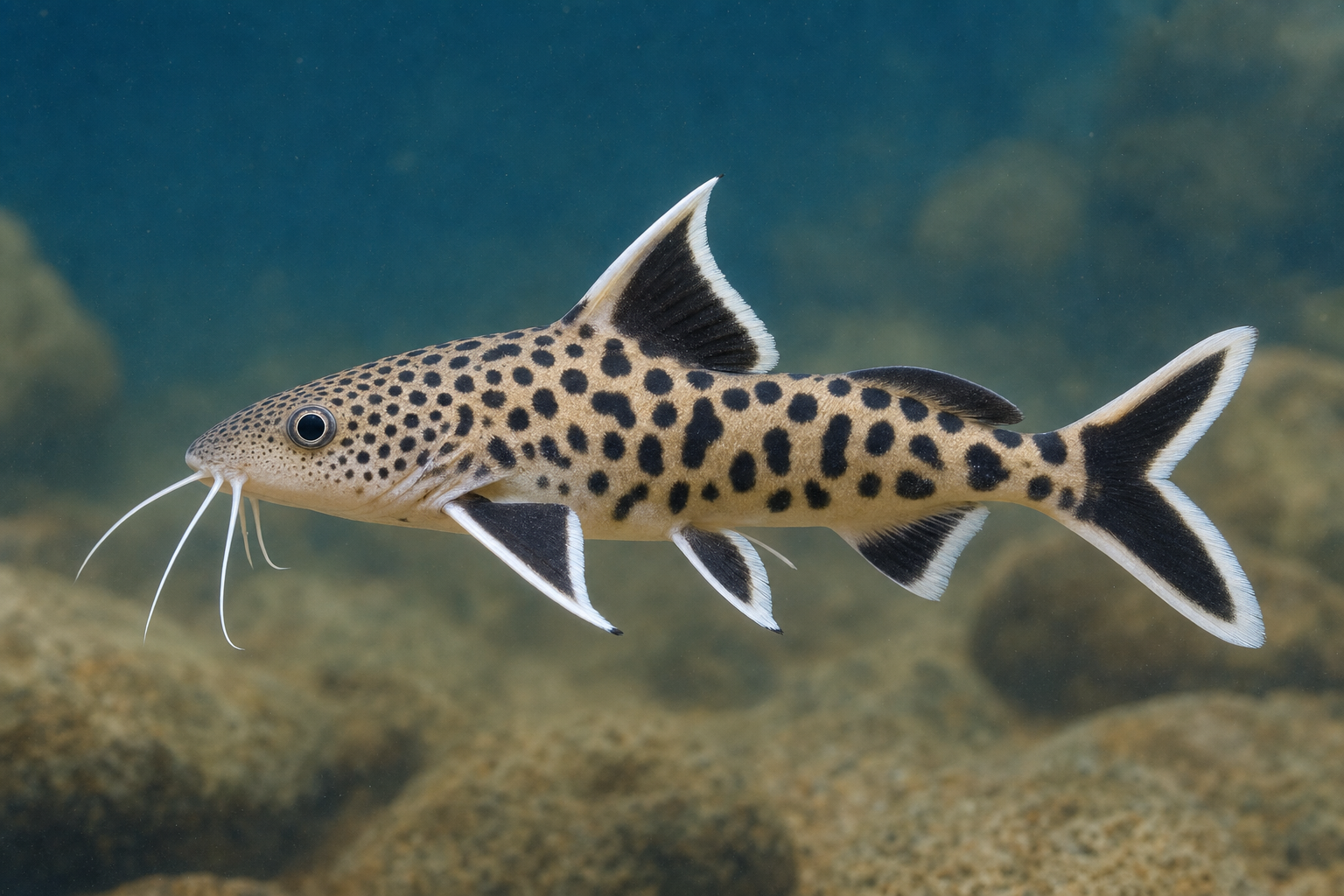 Dwerg-petricolameerval (Synodontis petricola)