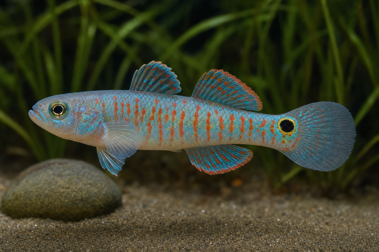 Peacock gudgeon (Tateurndina ocellicauda)