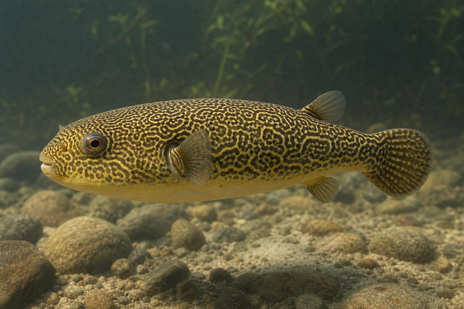 Tétraodon géant (Mbu) (Tetraodon mbu)
