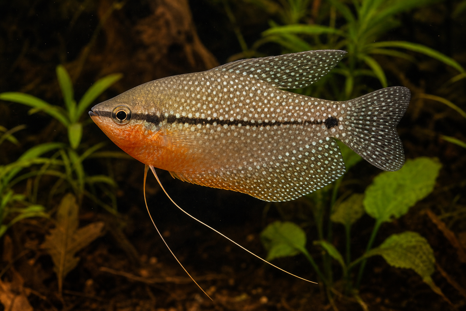 Parelgoerami (Trichopodus leerii)