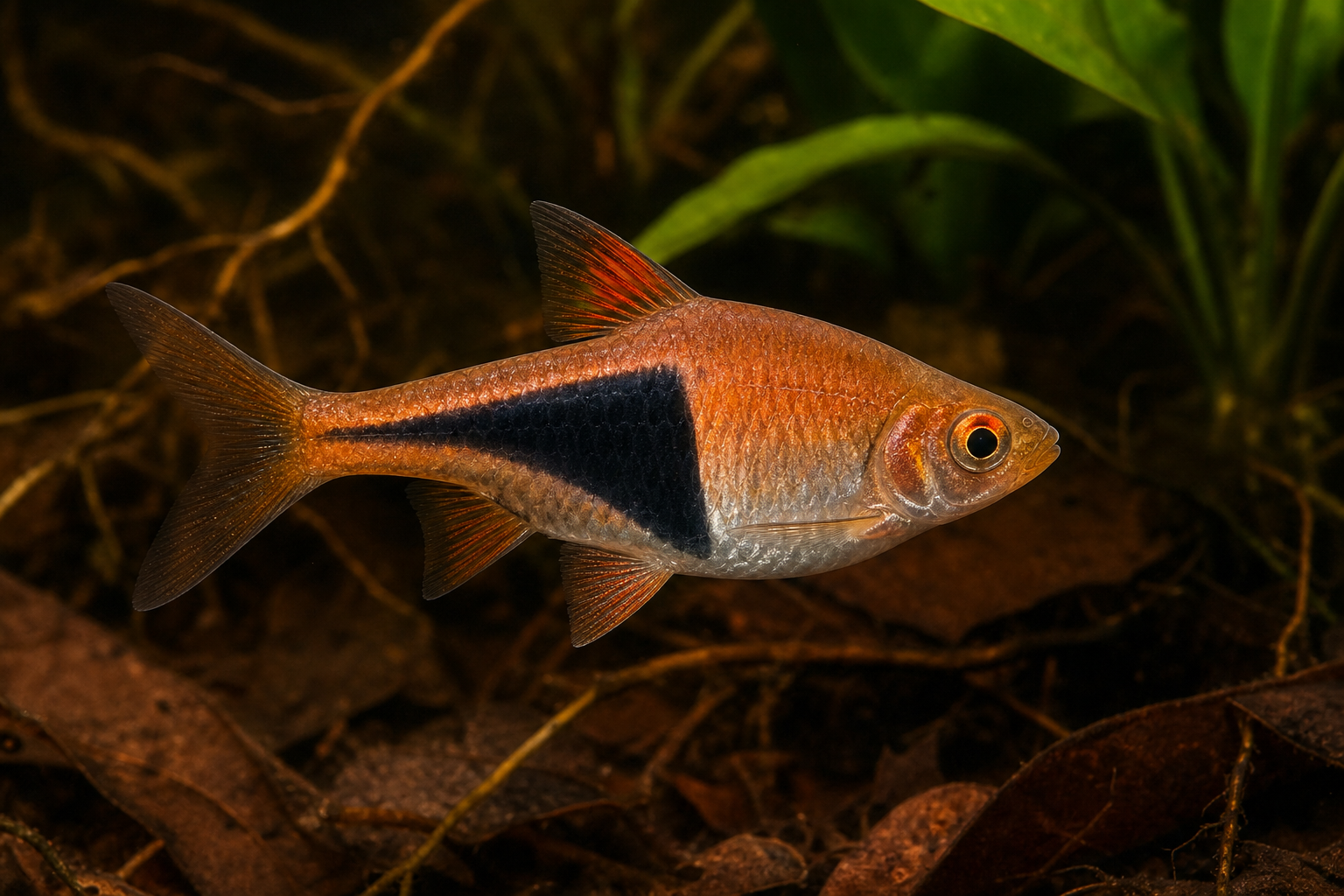 Rasbora arlequín (Trigonostigma heteromorpha)
