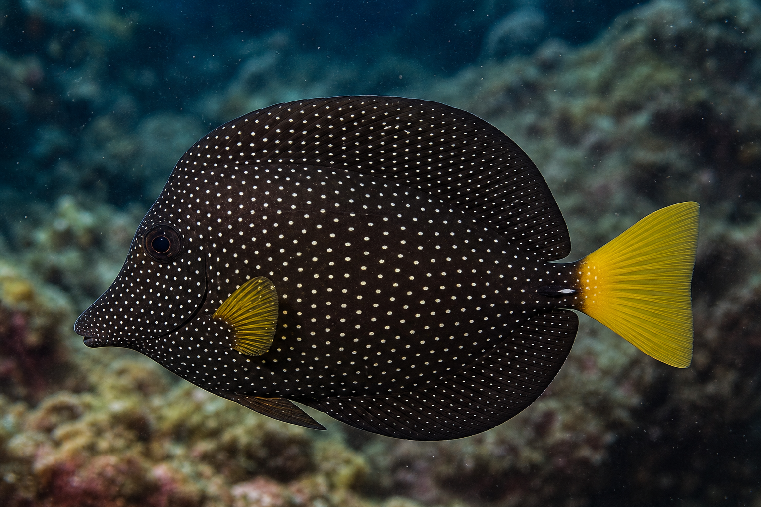 Żółtek klejnotowy (Zebrasoma gemmatum)