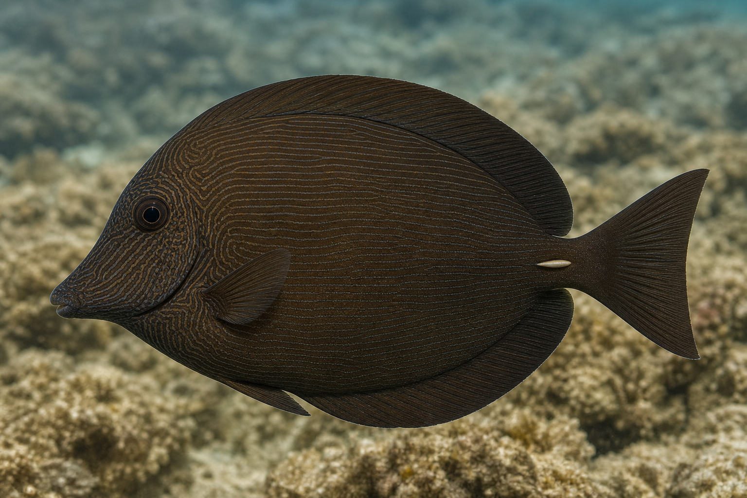 Pesce chirurgo scopas (Zebrasoma scopas)